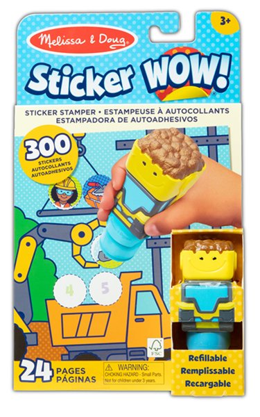 Sticker WOW! Activity Pad & Sticker Stamper – Bulldozer