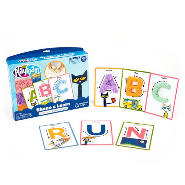 Playfoam Shape & Learn Pete The Cat Groovin’ Alphabet