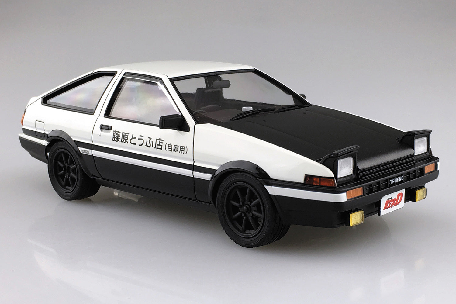 Aoshima 1/24 Initial D #06 Takumi Fujiwara Toyota AE86 Trueno (Comic Vol 37) Ver. Model Kit