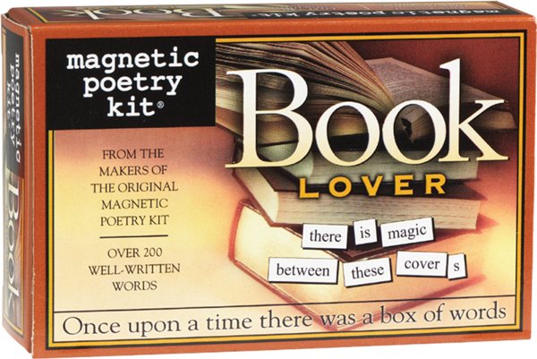 Book Lover, Magnetic Poetry Kit