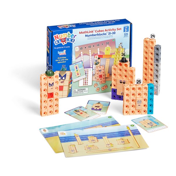 Numberblocks MathLink Cubes 21-30 Activity Set