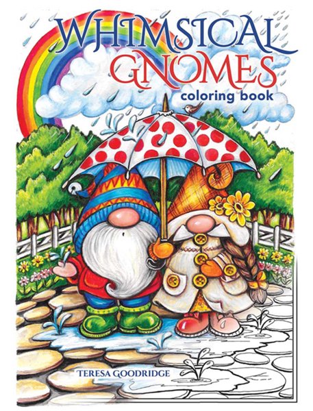 Whimsical Gnomes Coloring Book,