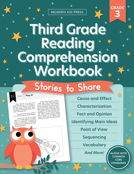 The 3rd Grade Reading Comprehension Workbook for Kids: Fun and Engagin