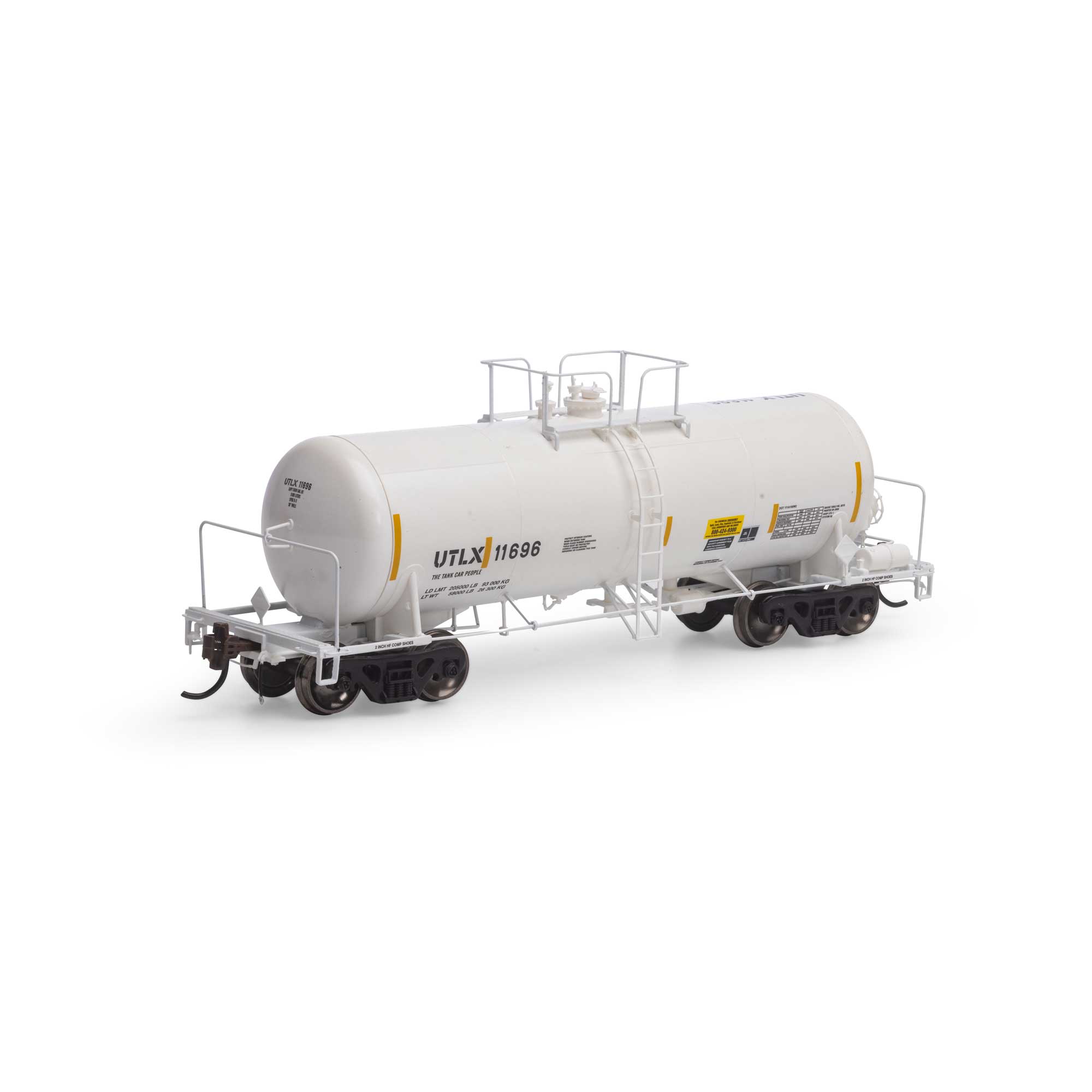 HO 13,600-Gal Acid Tank,UTLX/White/Reflector#11696