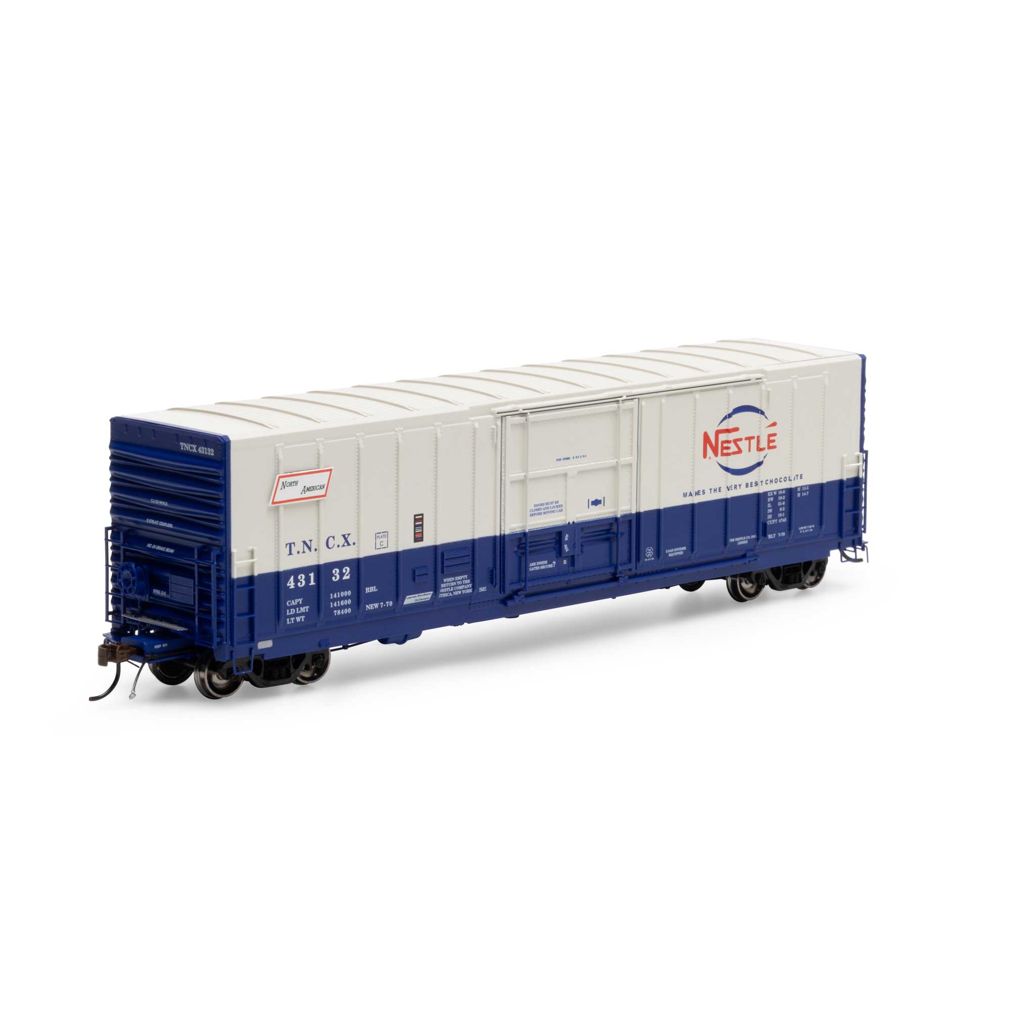 HO 50′ PC&F Ex-Post Box, TNCX #43132