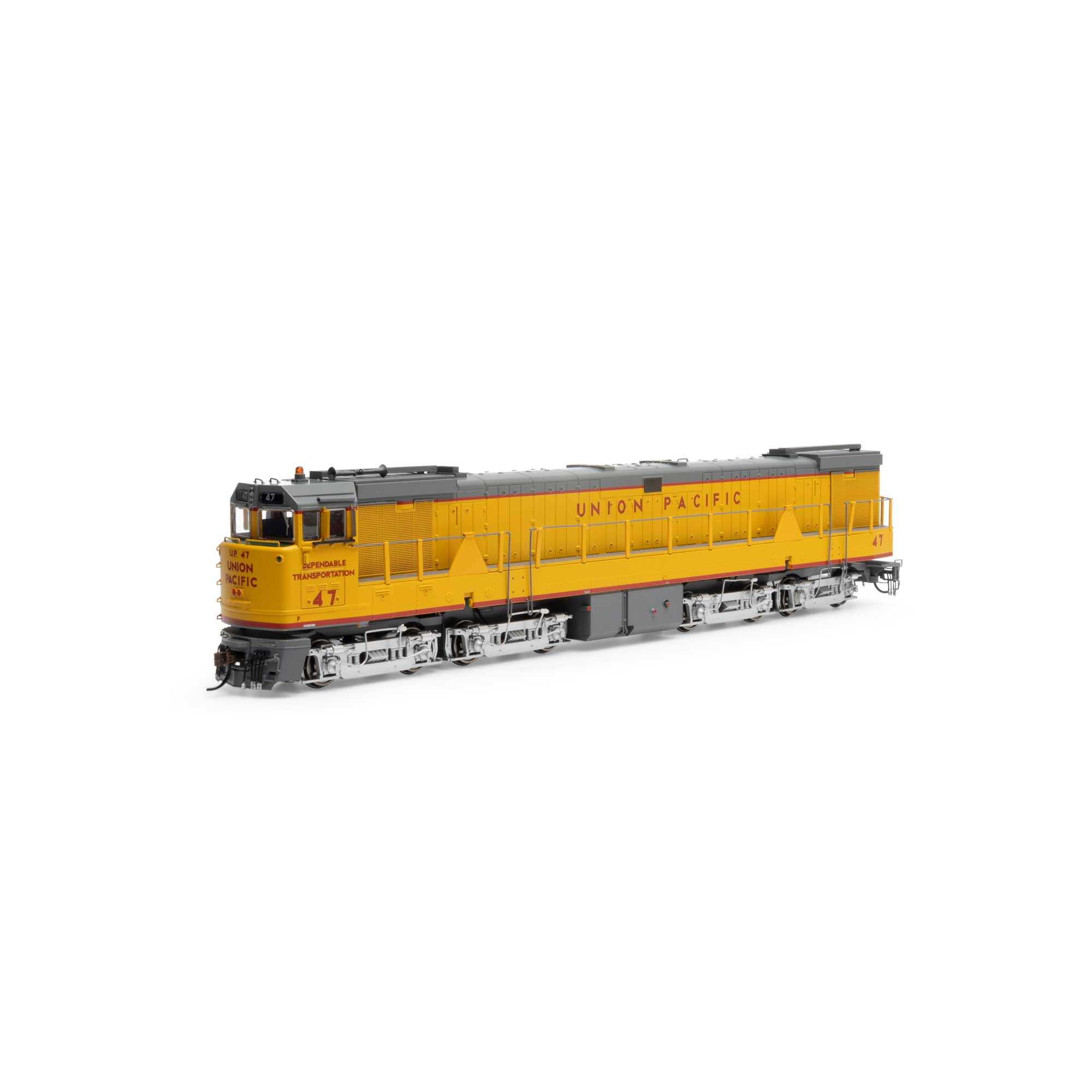 HO U50 Locomotive with DCC & Sound, UP #47