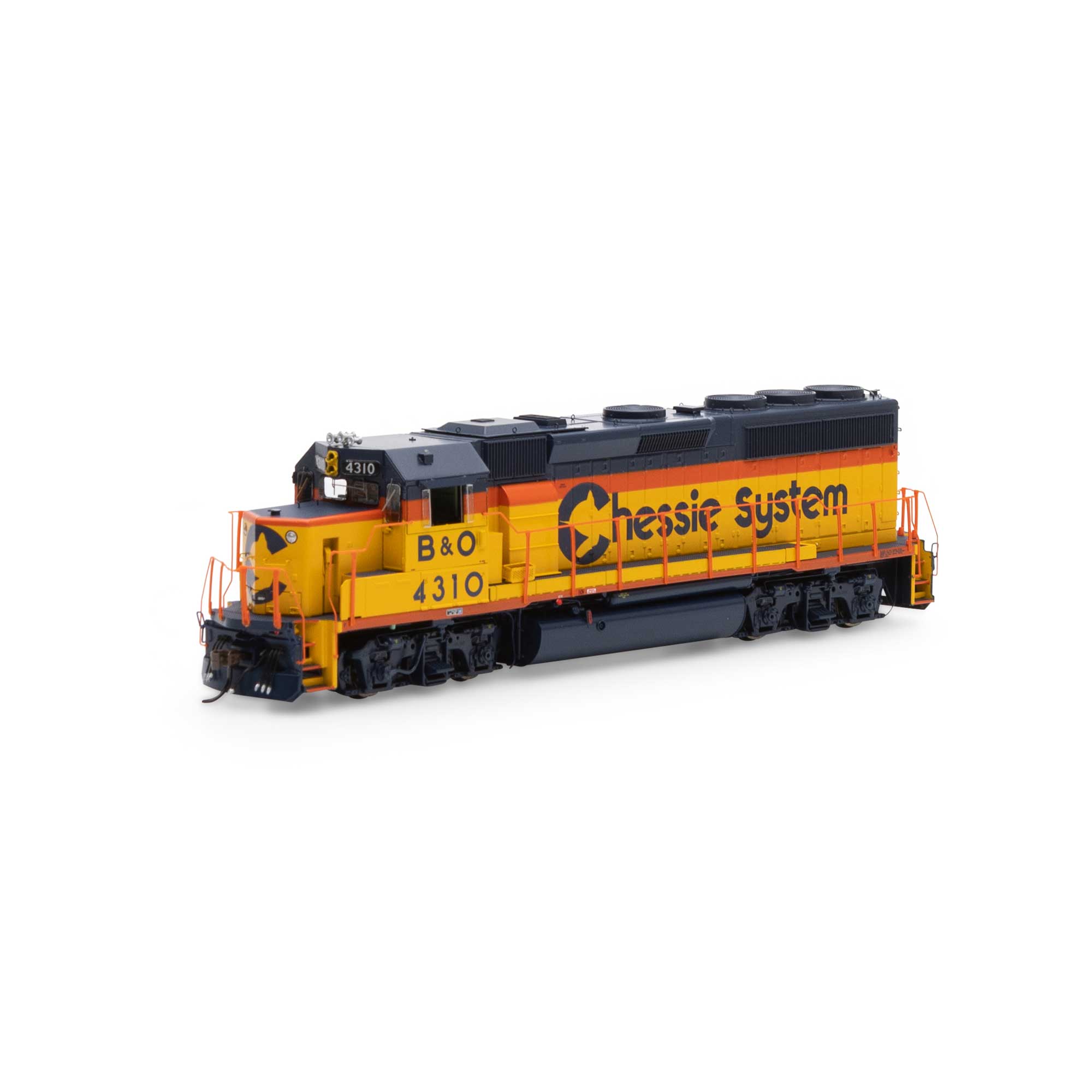 HO GP40-2 with DCC & Sound, Chessie/B&O #4310