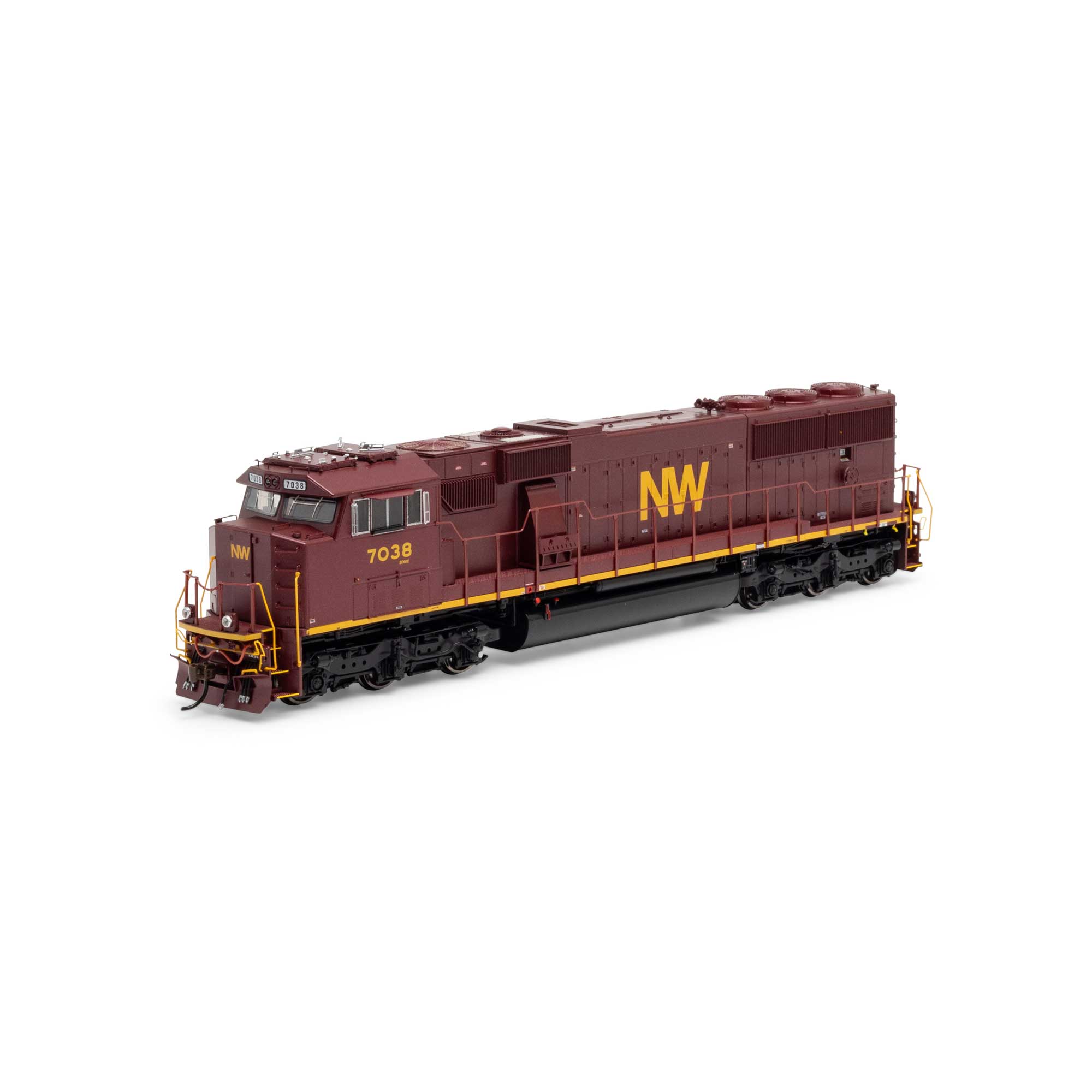 HO SD60E Locomotive with DCC & Sound, NS / NW / Heritage #7038