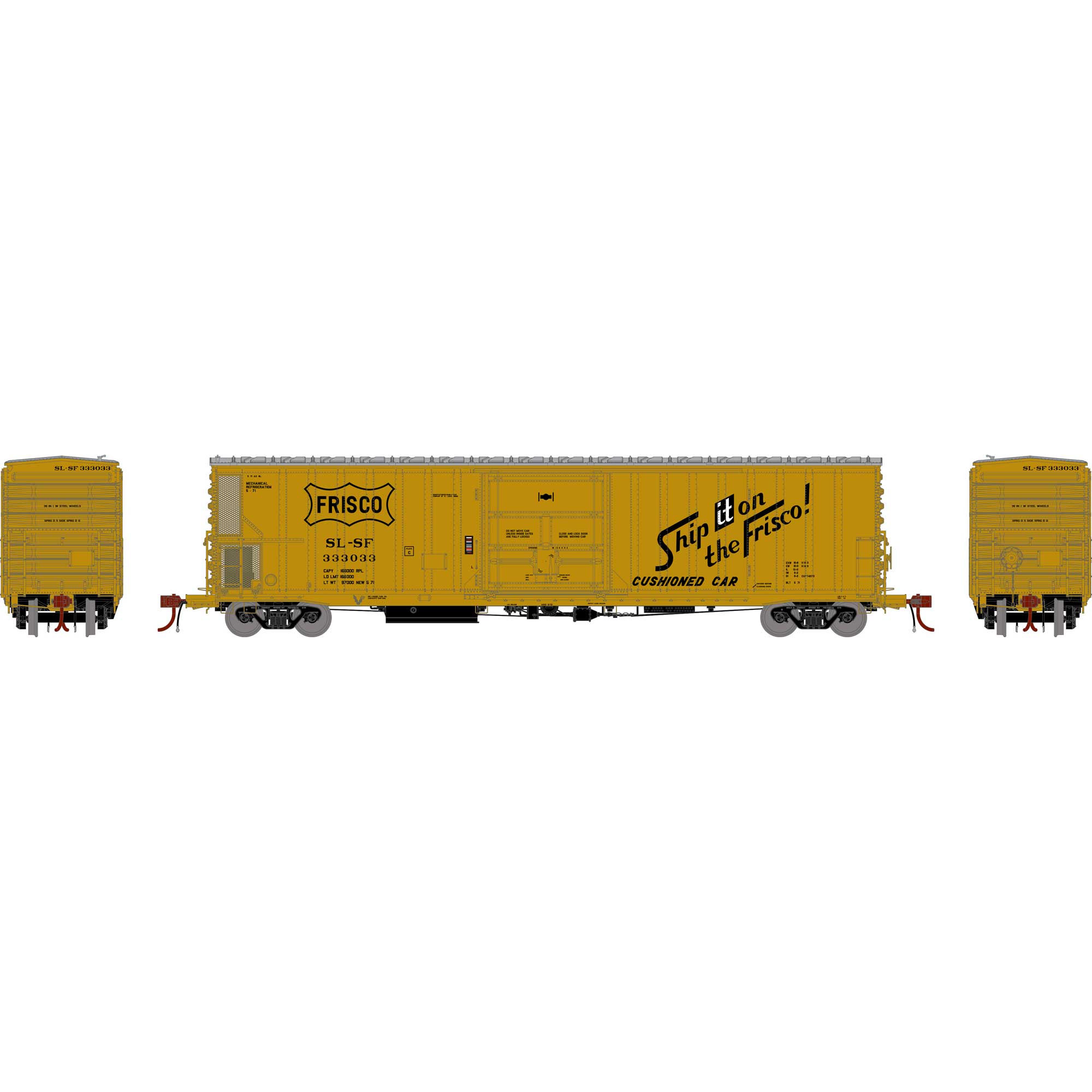 HO FGE 57′ Mechanical Reefer, SLSF #333033