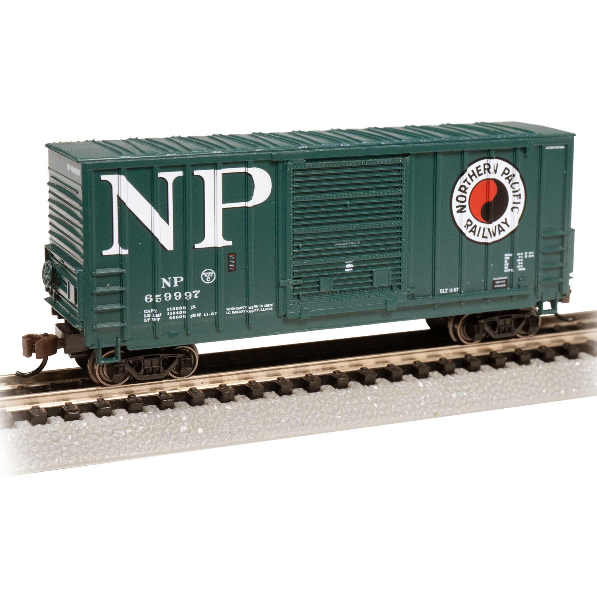 N Hi-Cube Box Car Northern Pacific #659997