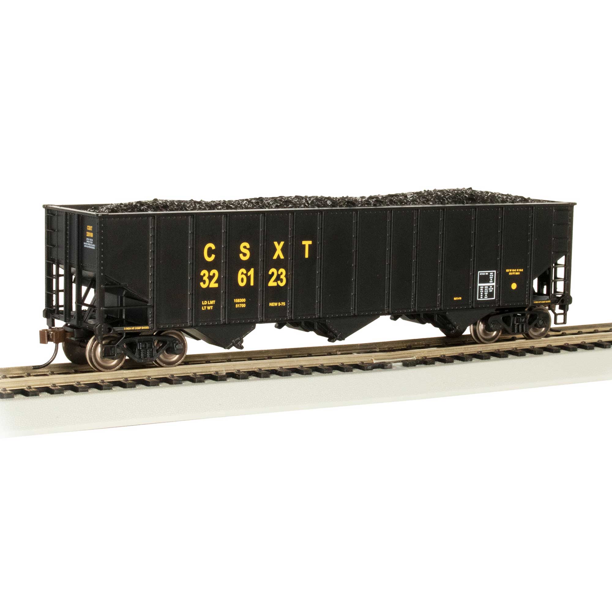 HO 100-Ton Bethlehem Steel Three Bay Hopper – CSX® #326123