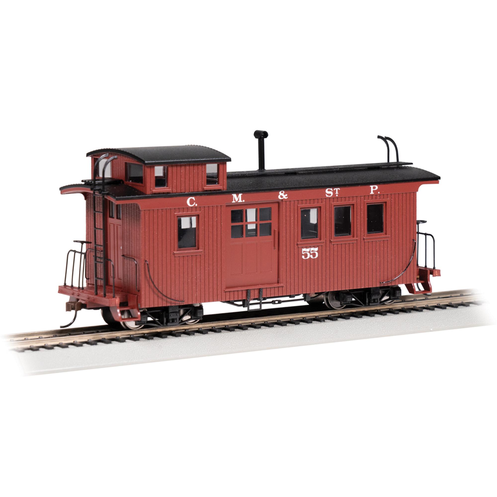 On30 Spectrum Wood-Side Caboose Bellvue & Cascade 55