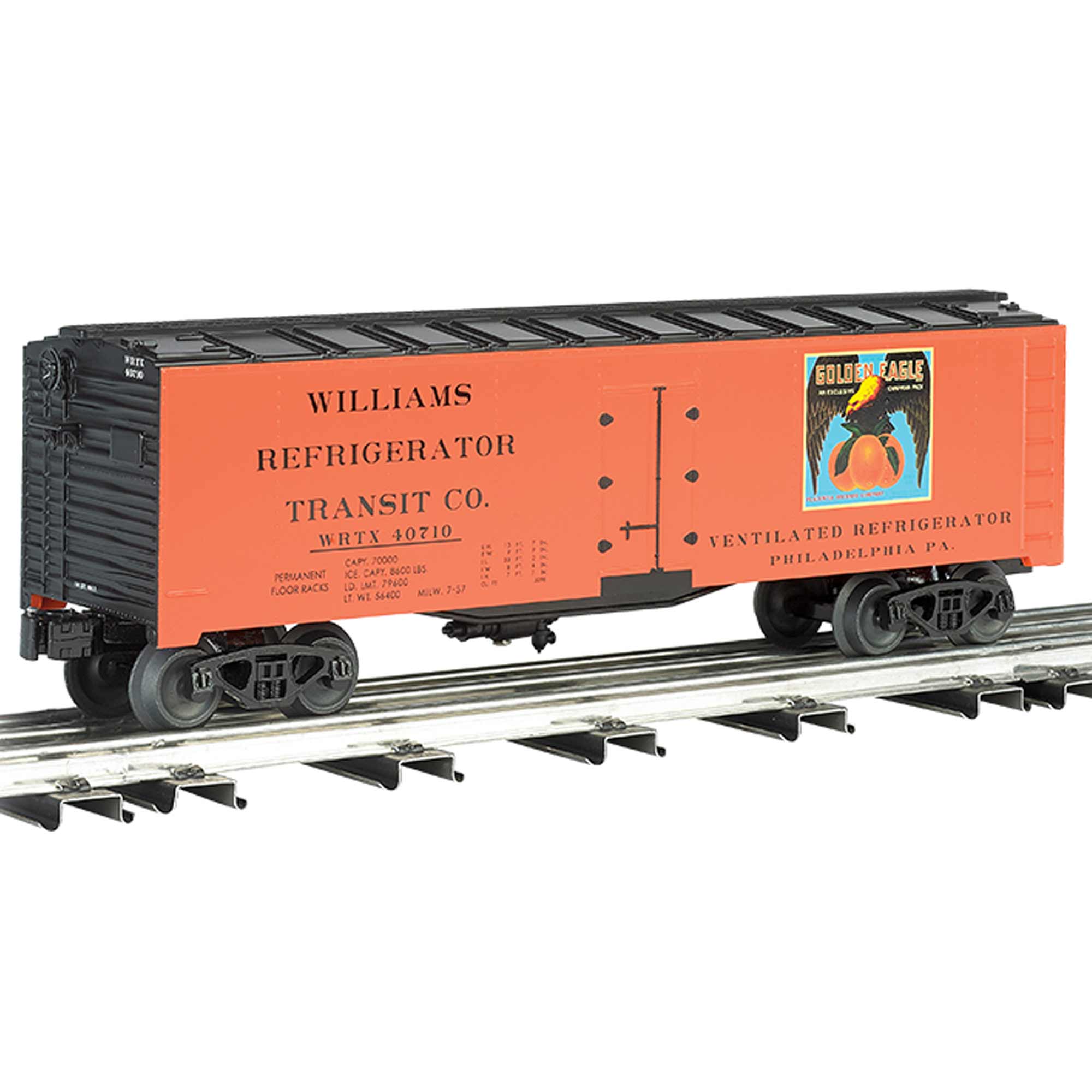 O Williams 40′ Reefer, Golden Eagle Oranges