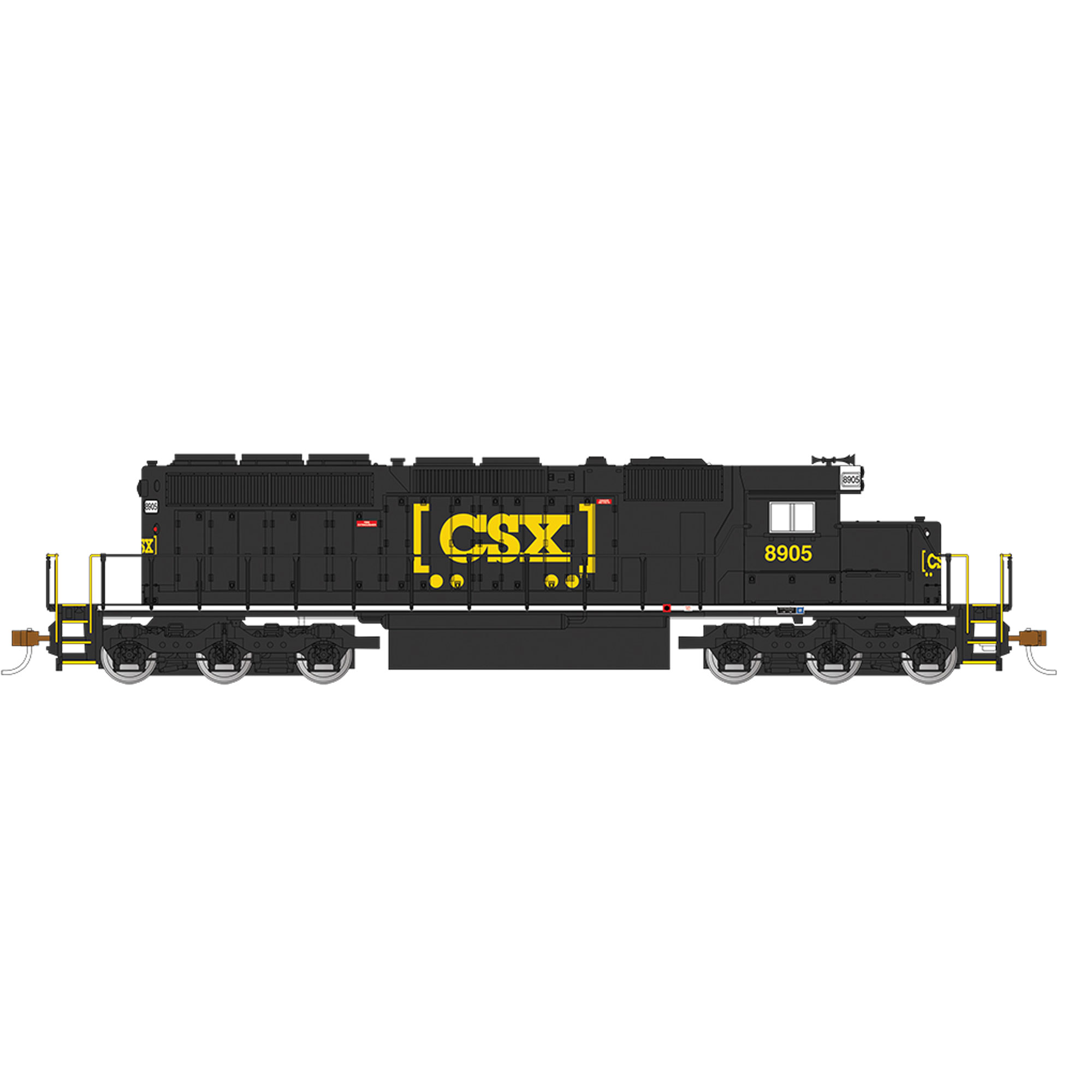 HO SD40-2 w DCC CSX Black