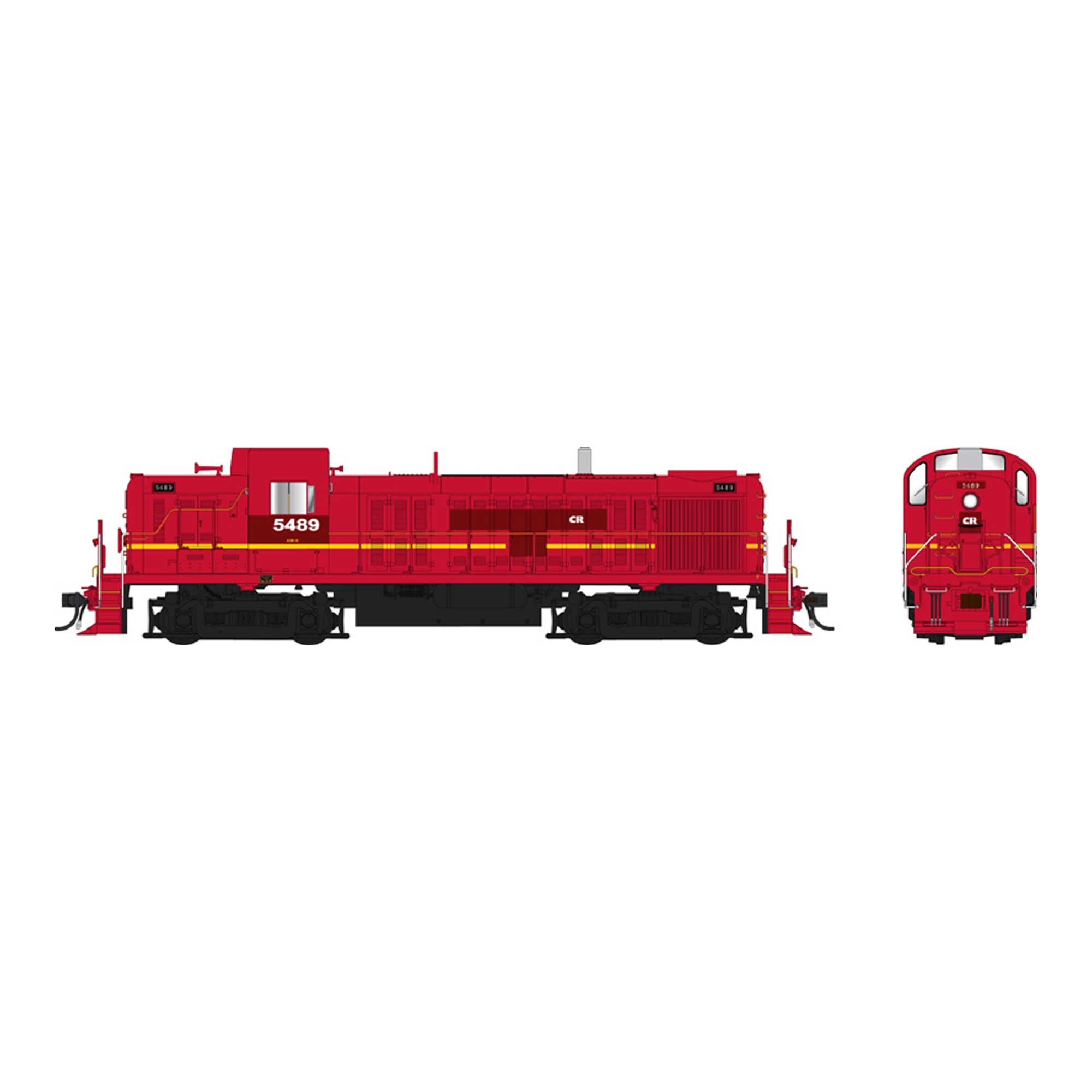 Alco RS-3 Locomotive Conrail Ex LV Phase 1 #5491