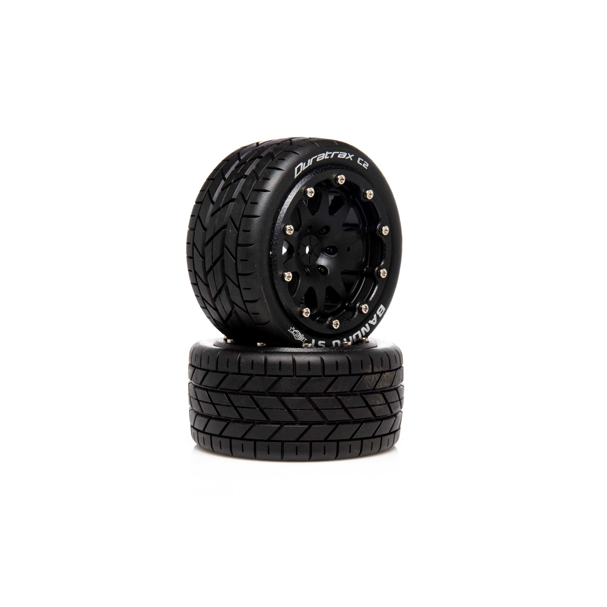 Bandito ST Belted 2.8″ 2WD Mounted Rear Tires, 0 Offset, Black (2)