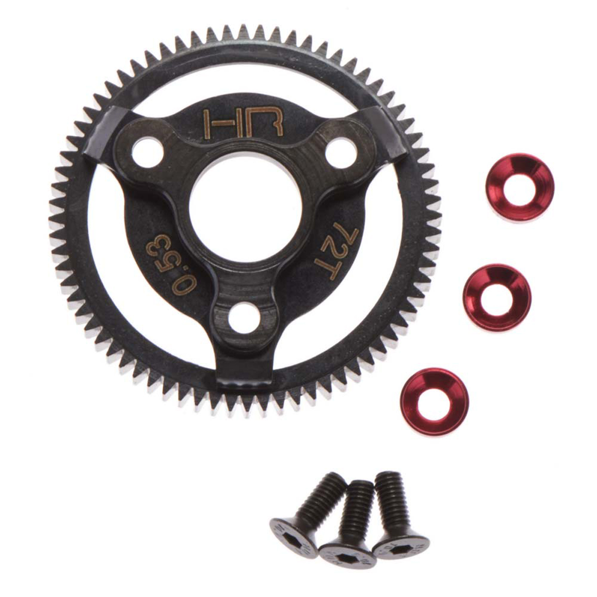 Hardened Steel 72T Spur Gear, 48 Pitch: Traxxas Bandit, Slash, Rustler, Stampede