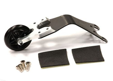 Integy EVO-3 Wheelie Bar (Silver): Traxxas  Stampede, Rustler, Slash & Bandit