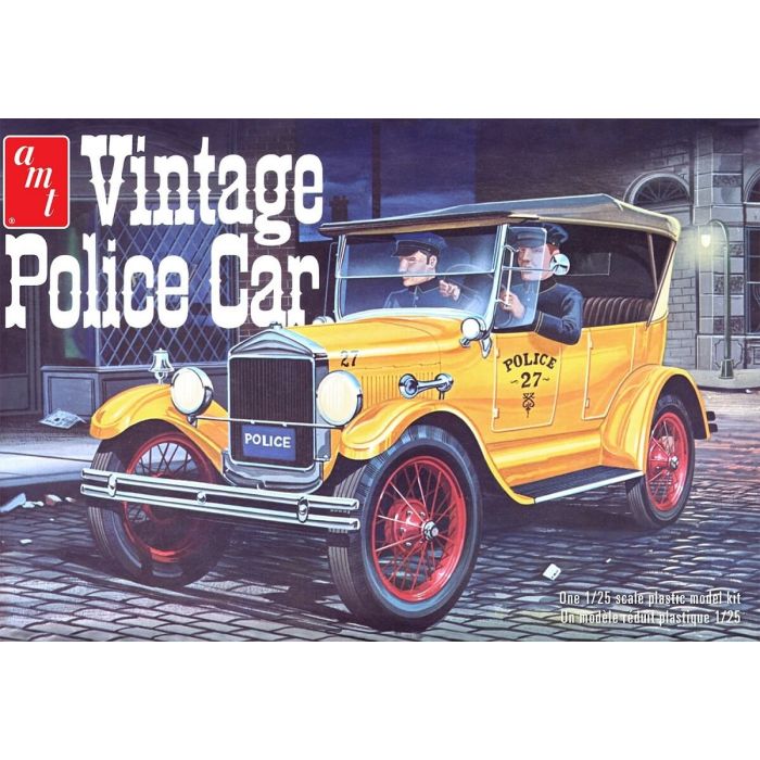 AMT 1/25 1927 Ford T Police Car Plastic Model Kit