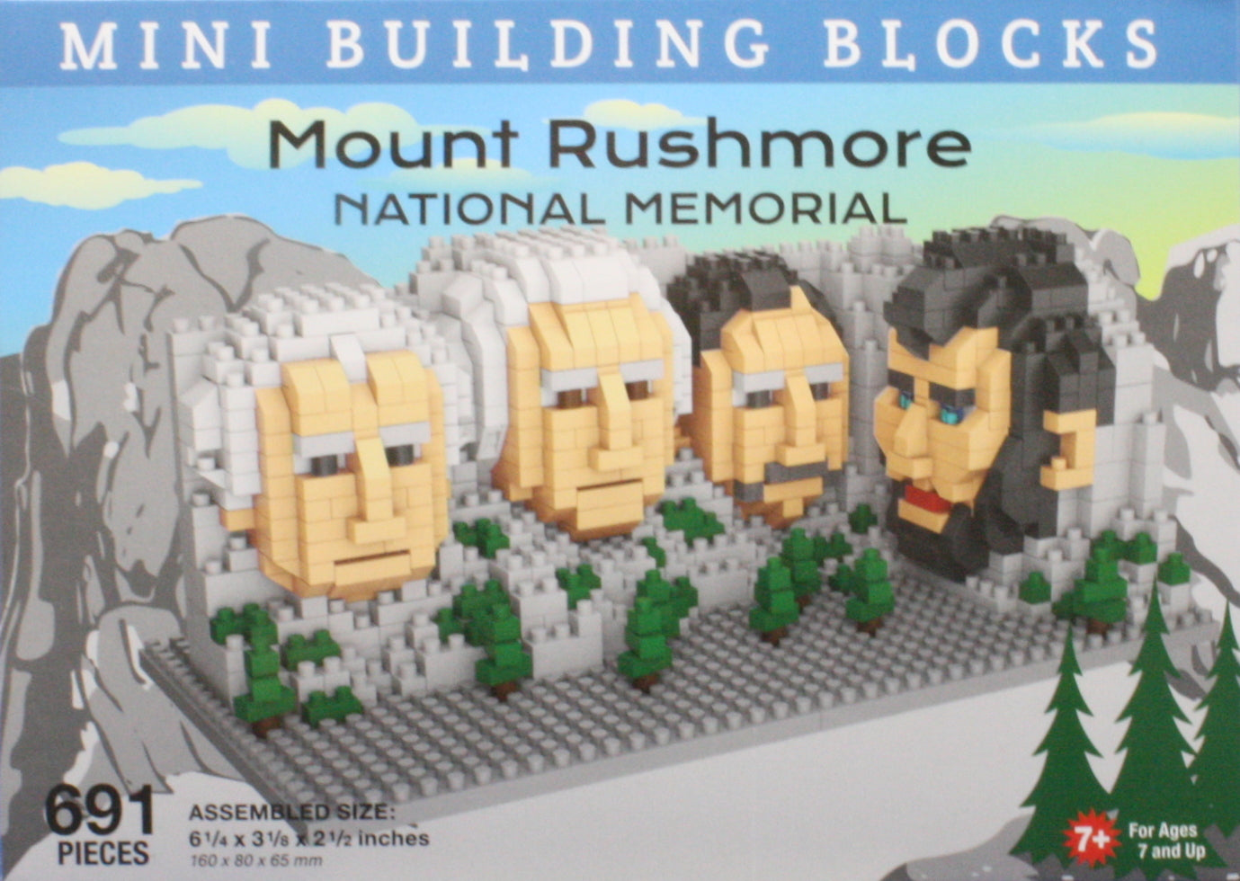 Mini Building Blocks – Mount Rushmore…