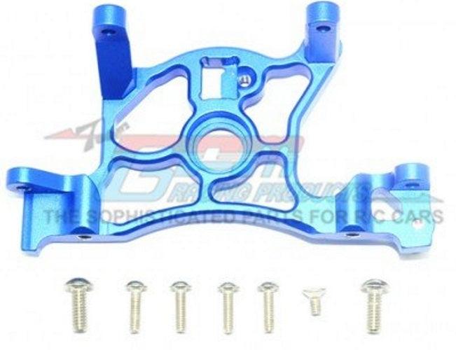 Gpm RUS4036-B Aluminum Rear Spur Gear Cover Mount Blue Traxxas 1/10 Rustler