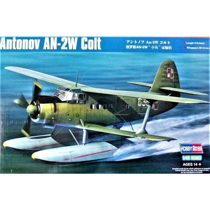 Hobby Boss 1:48 Antonov AN-2W Colt Plastic Model Kit