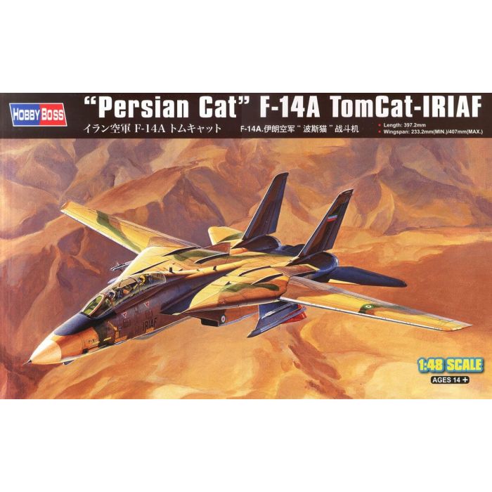 Hobby Boss 1/48 F-14A IRIAF Plastic Model Kit