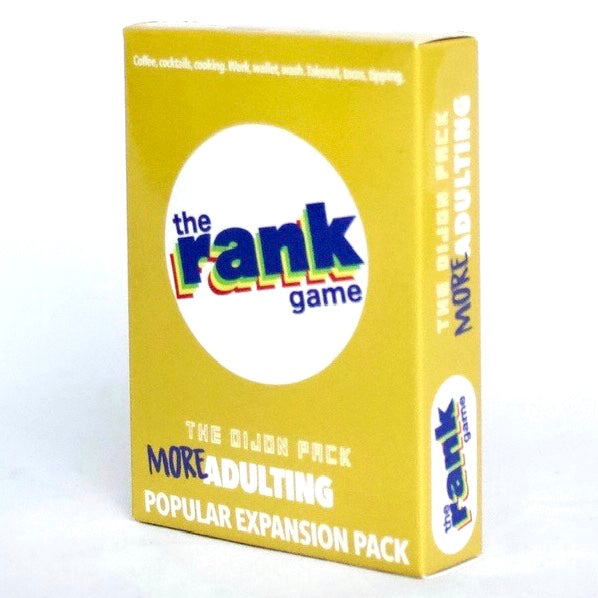 The Rank Game Expansion Pack: MORE Ad…