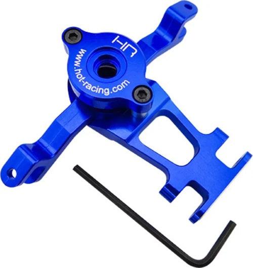 Hot Racing Blue Aluminum Steering Assembly Traxxas E-Revo Revo Summit Slayer