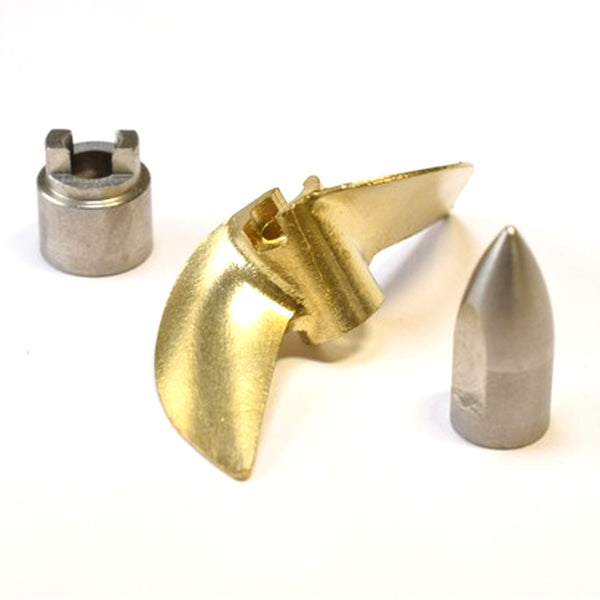 Brass Propeller Set, Bullet Nut & Drive Dog