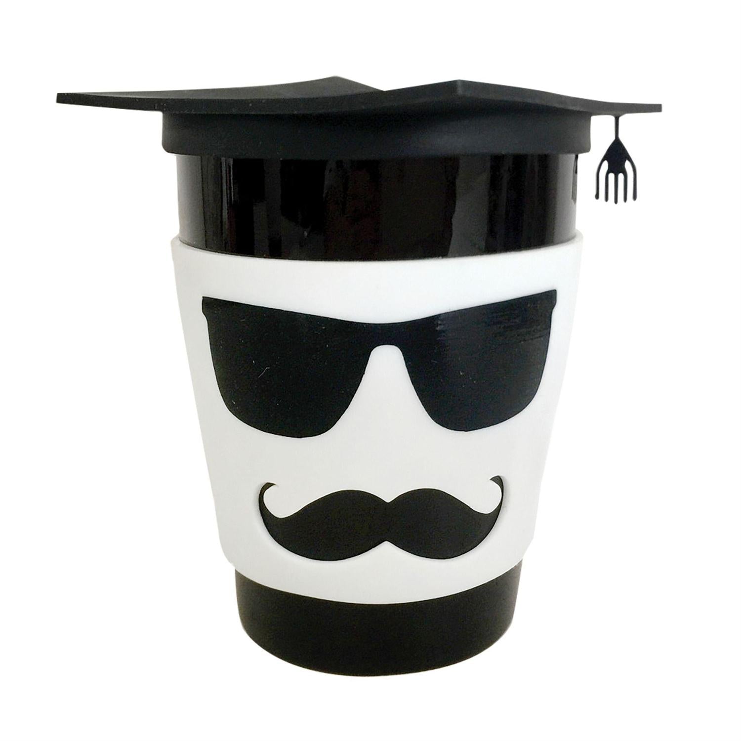 Graduate Mug with Silicone Top – His