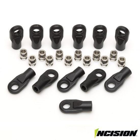 Vanquish IRC00010 Rod Ends with Pivot Balls (12) Wraith / Yeti Currie Axles