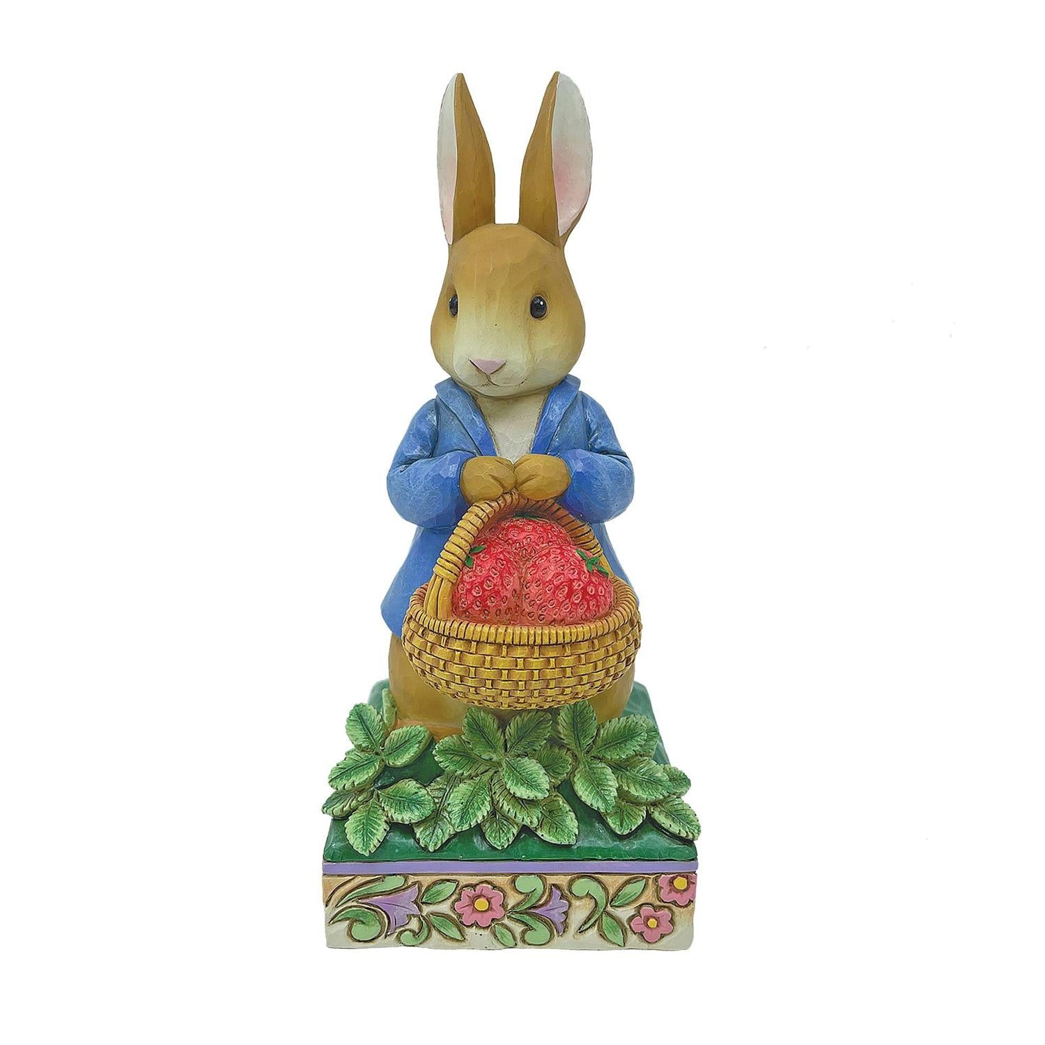 Peter Rabbit with Strawberries Figurine