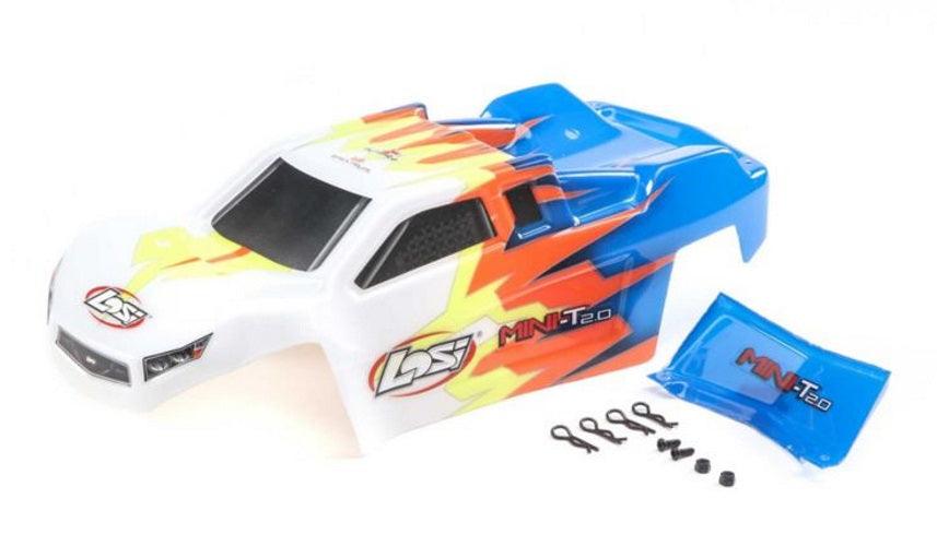 Losi Racing LOS210014 Painted Body Blue/White Mini-T 2.0