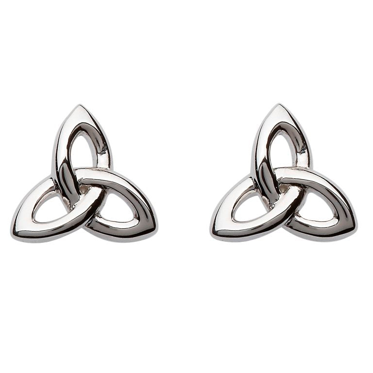 Sterling Silver Trinity Knot Stud Ear…