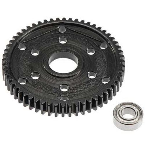 Robinson Racing 1549 Black Steel 56T Stock Repl 32P Gear Axial SCX10