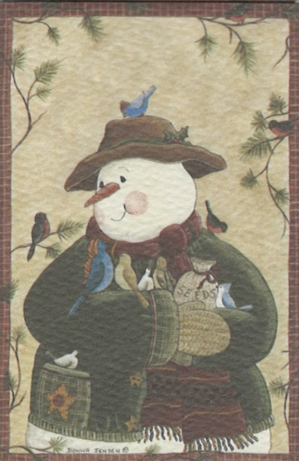 Enclosure Cards With Envelopes – Snowman