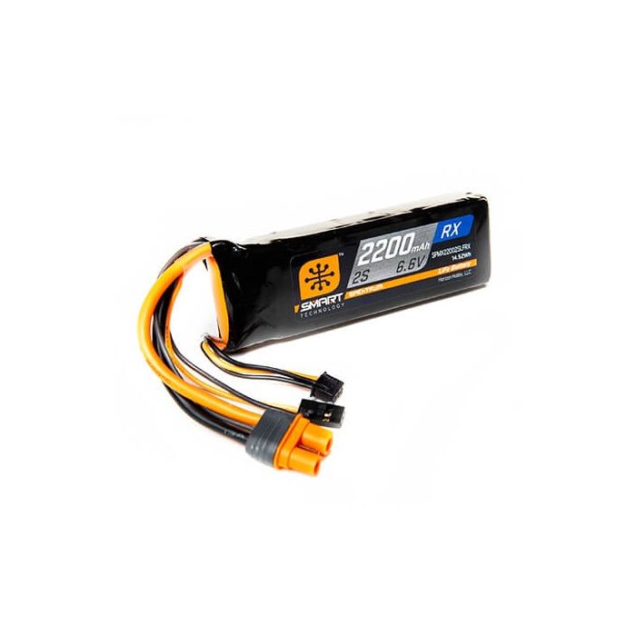 Spektrum 2200mAh 2S 6.6V Smart LiFe Receiver Battery