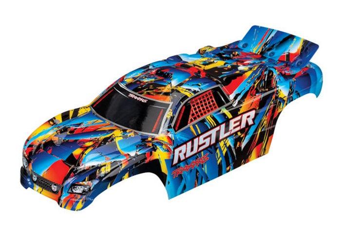 Traxxas 3748 Body Rustler Rock n’ Roll (Painted Decals Applied)