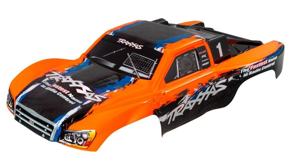 Traxxas 5850 Body Slash 4X4 Orange (Painted Decals Applied)