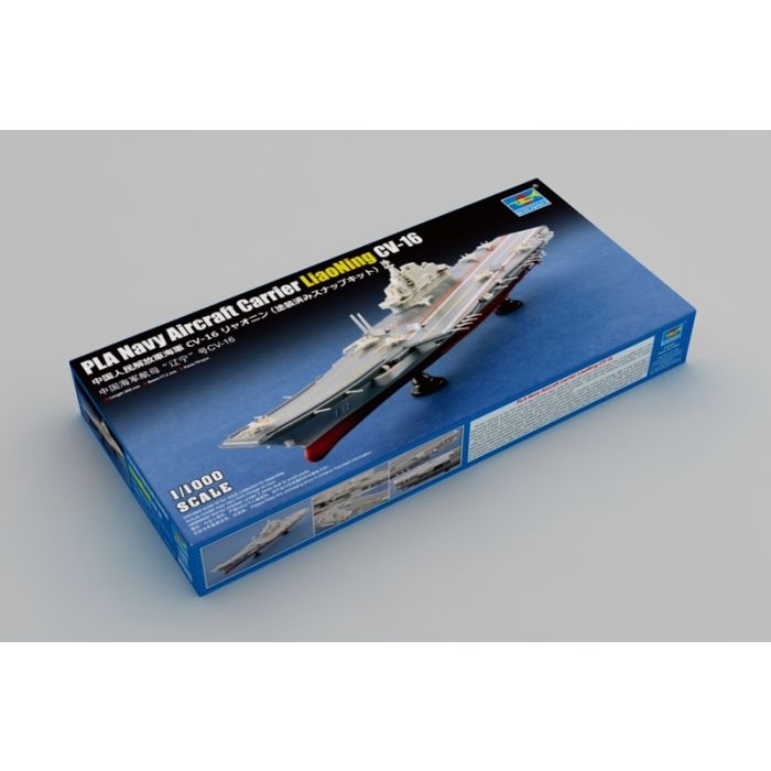 Trumpeter 1/1000 PLA Chinese Navy LiaoNing CV16 Plastic Model Kit