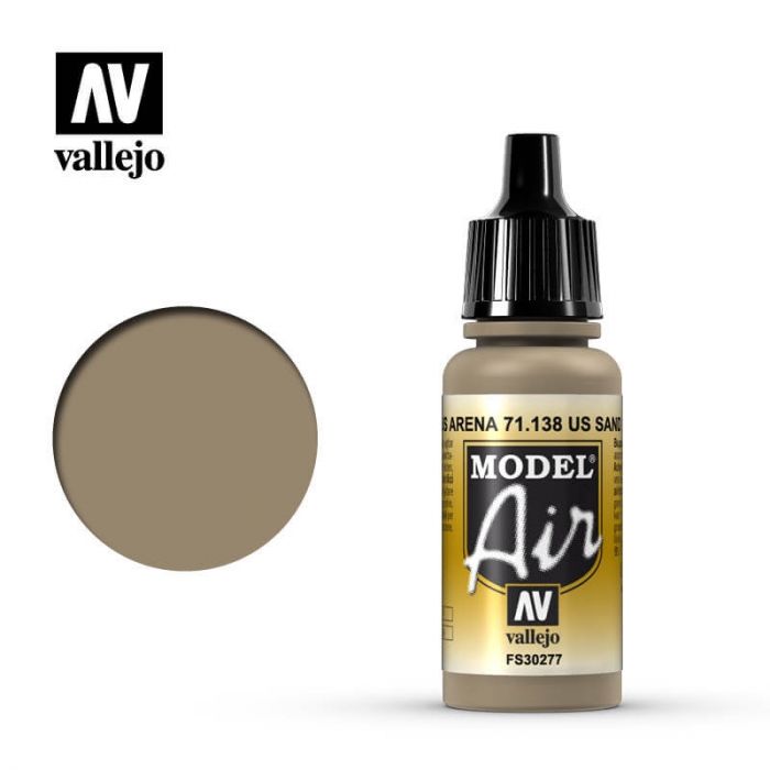 Vallejo 17ml Bottle US Sand Model Air Acrylic Paint