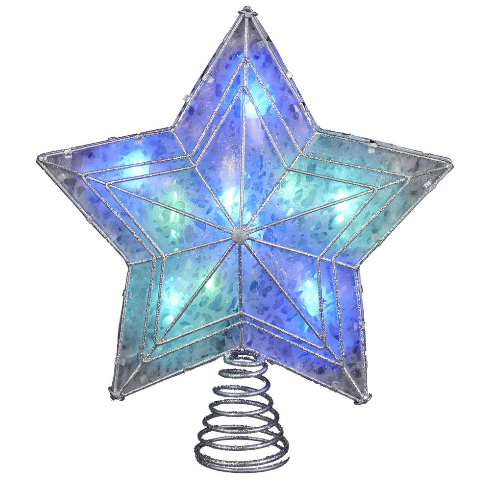 10-Light Color-Changing Star LED Treetop