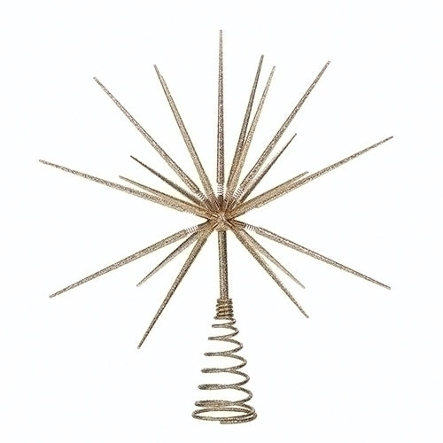 Gold  Burst Tree Topper with Spike on…