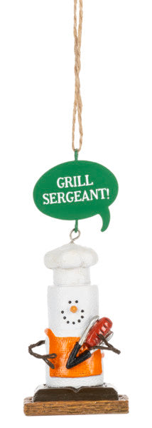 Smores Ornament – GRILL SERGEANT!