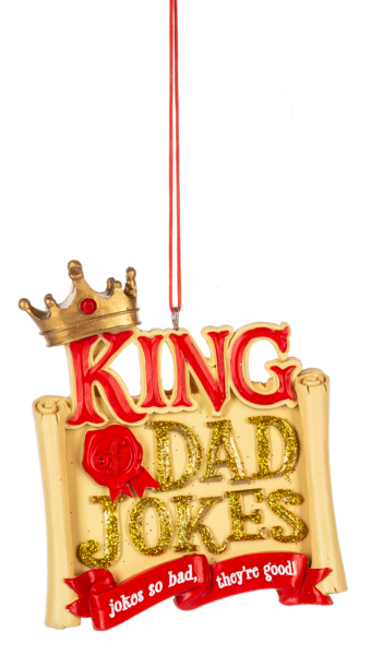 King Of Dad Jokes Ornament