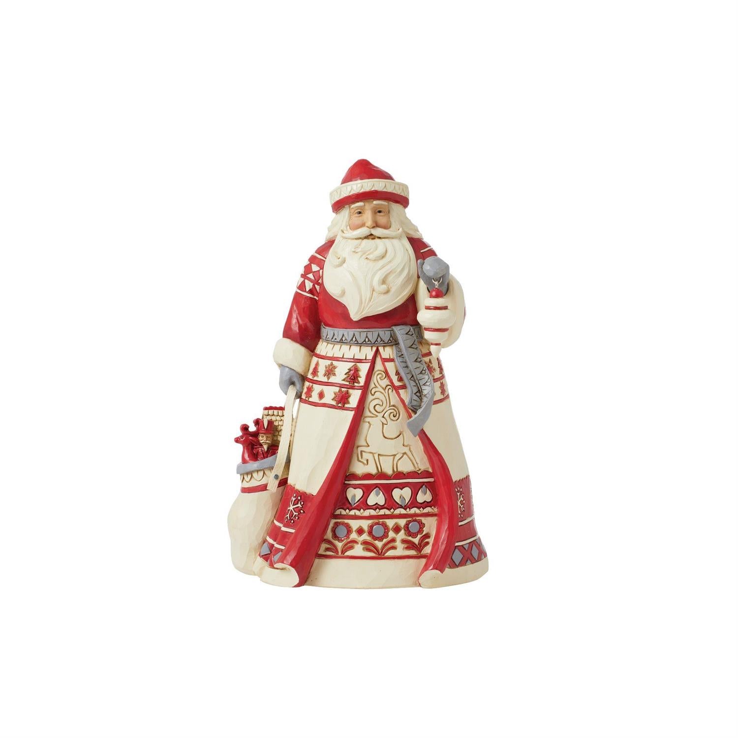 Nordic Noel Santa with Toy Bag Figurine